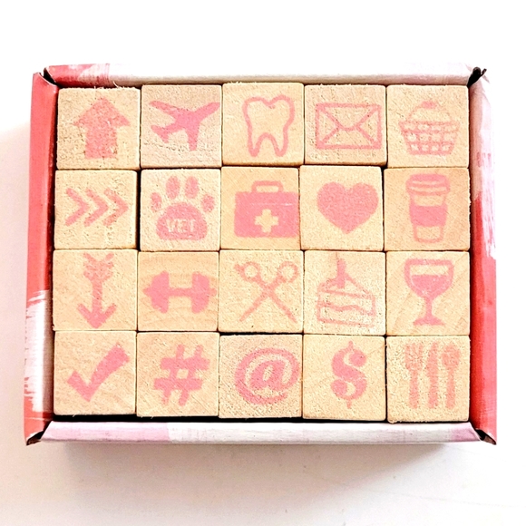 NIB Mini Rubber Stamps - Picture 1 of 7